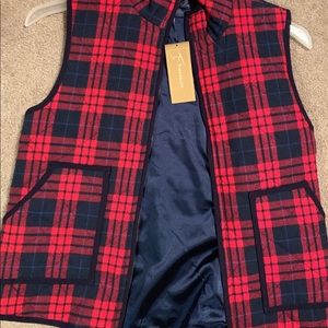 Francesca’s plaid vest